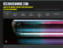 Tablet Screenshot of oceanviewmine.com